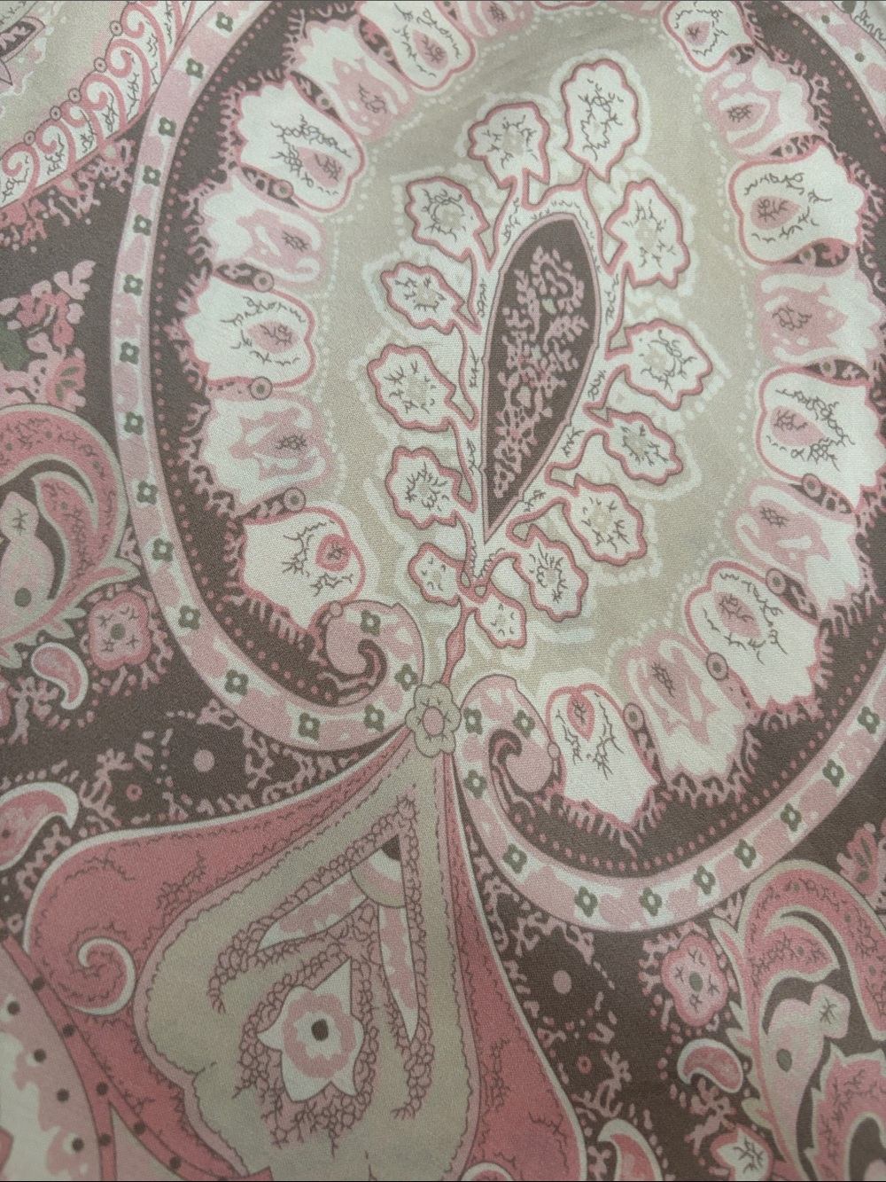 Verge Girl Paisley Satin Slip Skirt - Picture 2 of 3